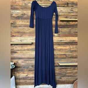 Long Sleeve Maxi Dress - Maternity Friendly